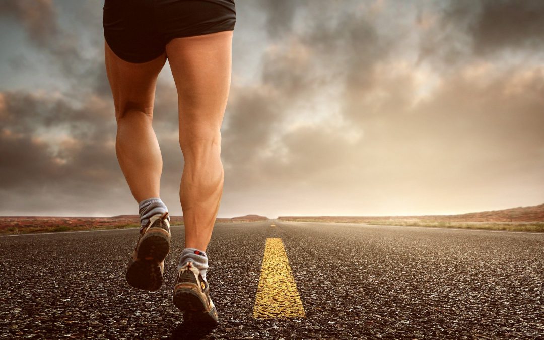 Jogger, Joggen, Ziel erreichen, Ziel im Blick